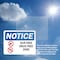 Signmission Gun Free Drug Free Zone, 10 in W x Rectangle, Plastic OS-2PACK-NS-P-710-L-15754 - alternate 6